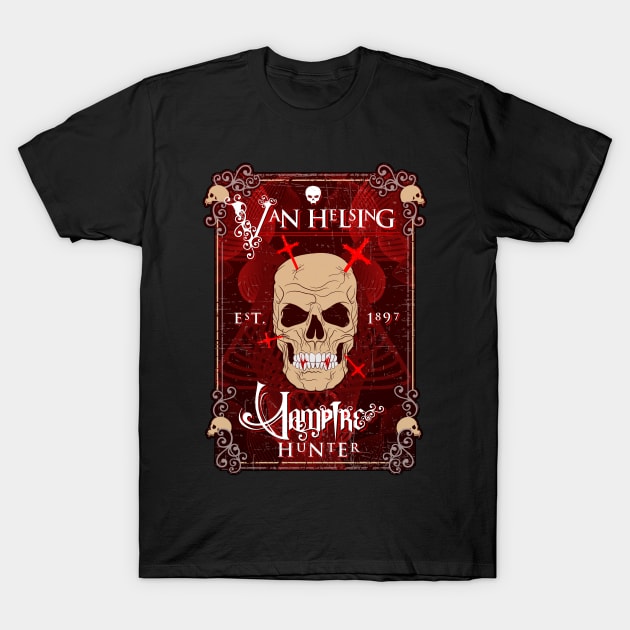 Van Helsing Vampire Hunter T-Shirt by HEJK81